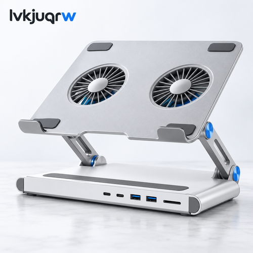 lvkjuqrw AeroHub Folding Cooling Laptop Stand — main view