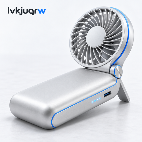 lvkjuqrw BreezeBank Folding Fan Power Bank — main view