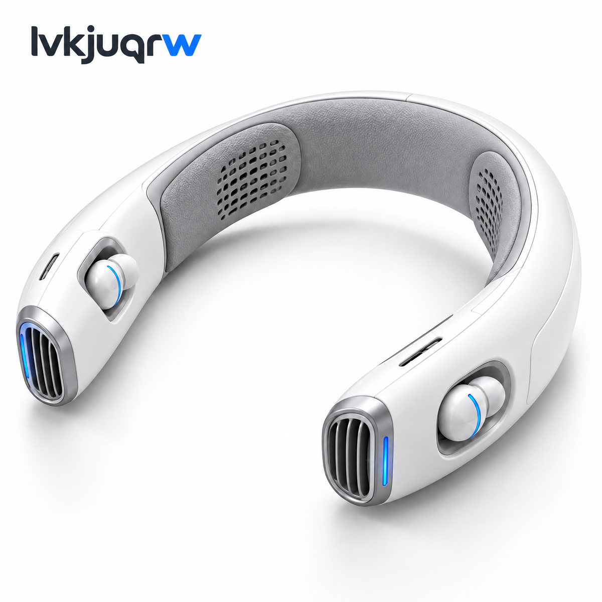lvkjuqrw ChillTune Cooling Neckband & Earbuds — white background