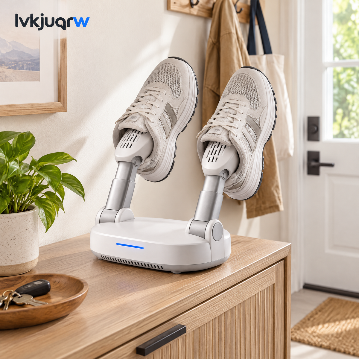 lvkjuqrw DryDuo Folding Electric Shoe Dryer — usage scene