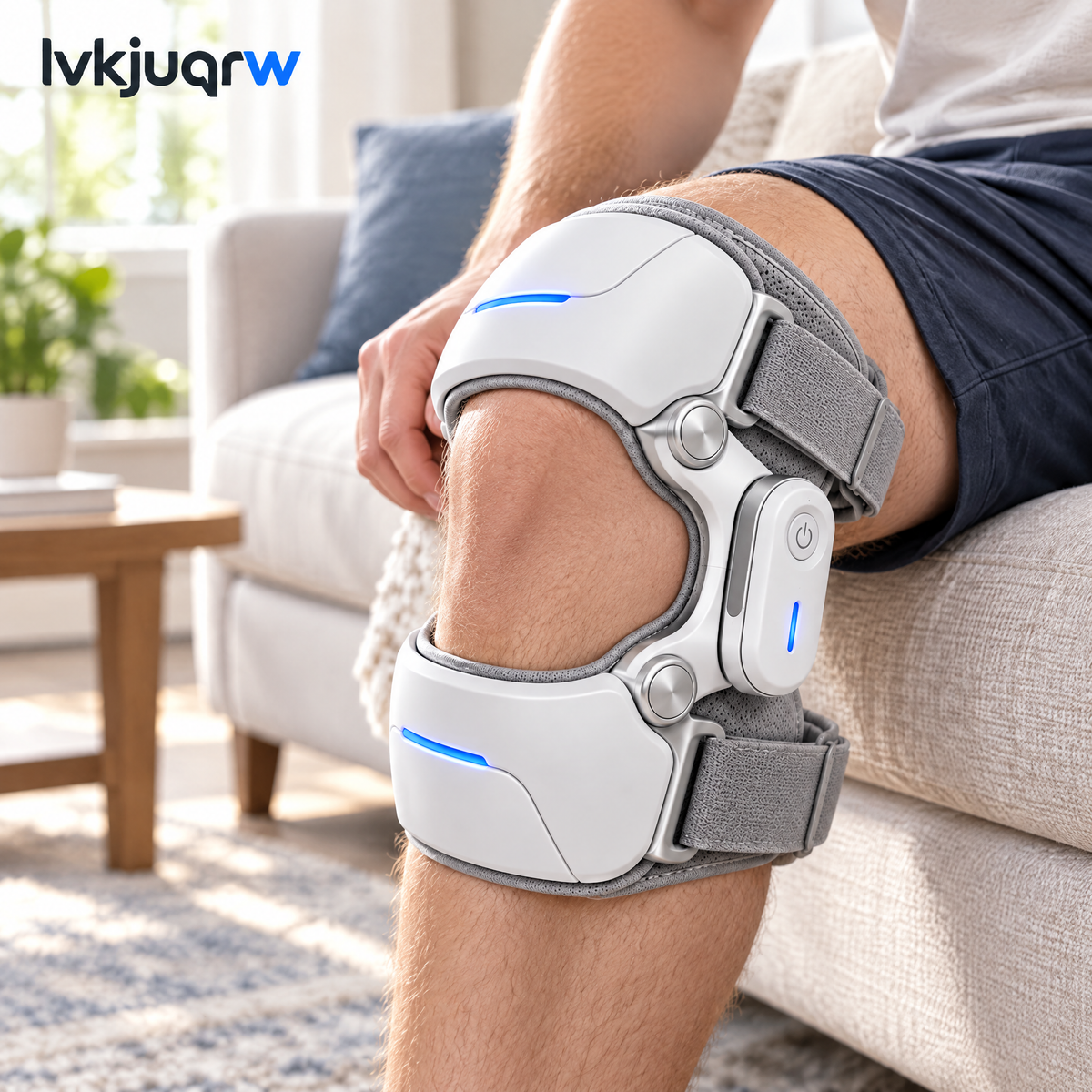 lvkjuqrw FlexKnee Electric Knee Wrap — usage scene