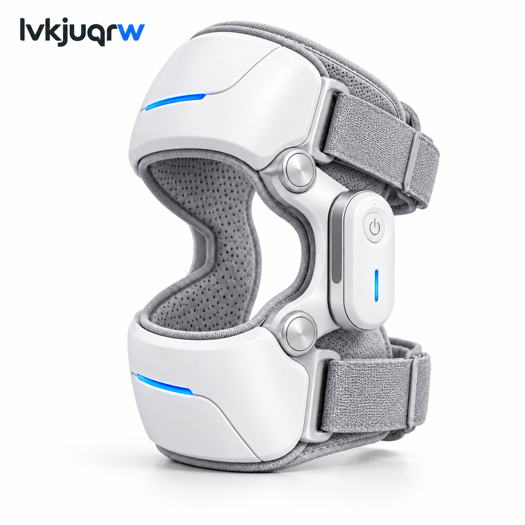 lvkjuqrw FlexKnee Electric Knee Wrap — white background