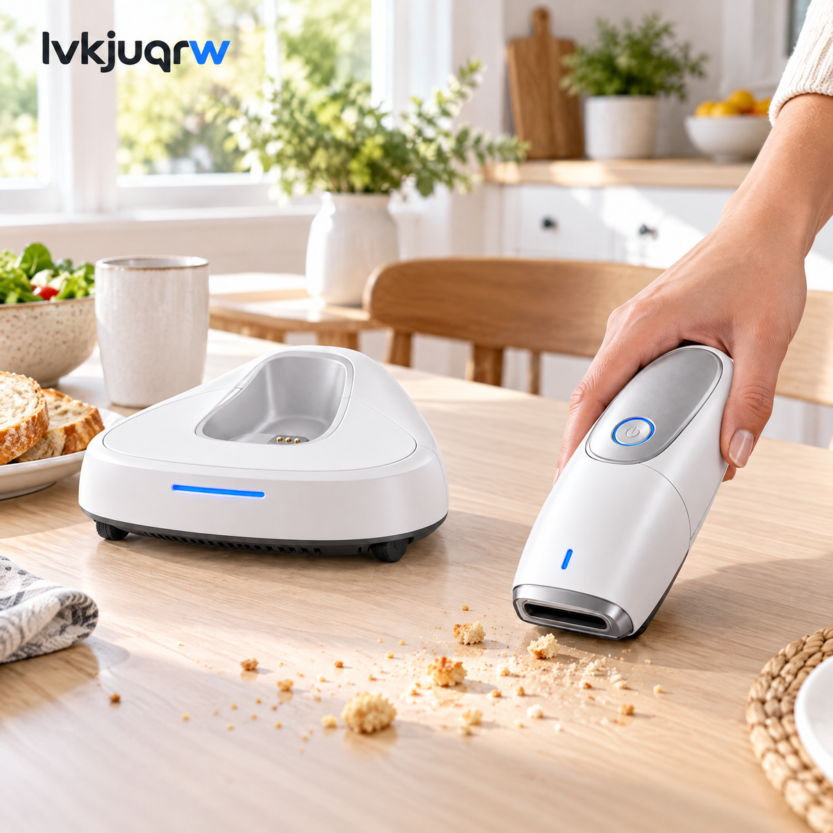 lvkjuqrw SweepPod Detachable Desktop Cleaning Robot — usage scene